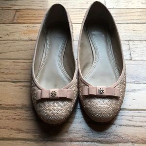 Pinky nude Tory Burch flats
